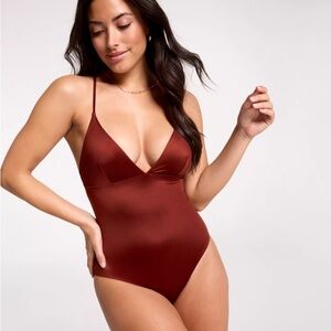 CALIA Women's Swim Triangle Strappy Back One Piece